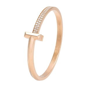Tiffany T Rose Pink Gold Bracelet
